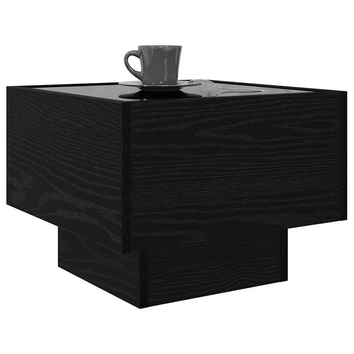 Sofabord Sort eg 40 x 40 x 30 cm Konstrueret træ