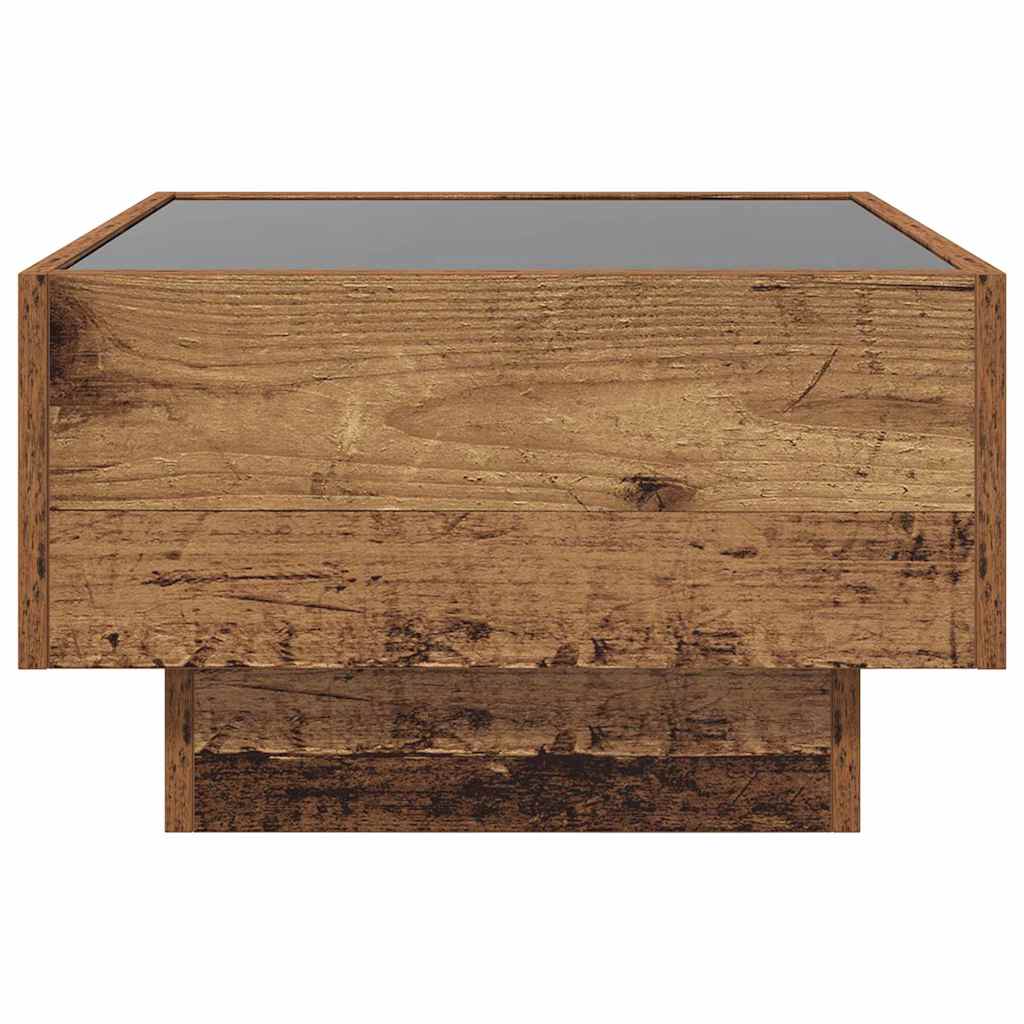 Sofabord Gammelt træ 50 x 50 x 30 cm Konstrueret træ