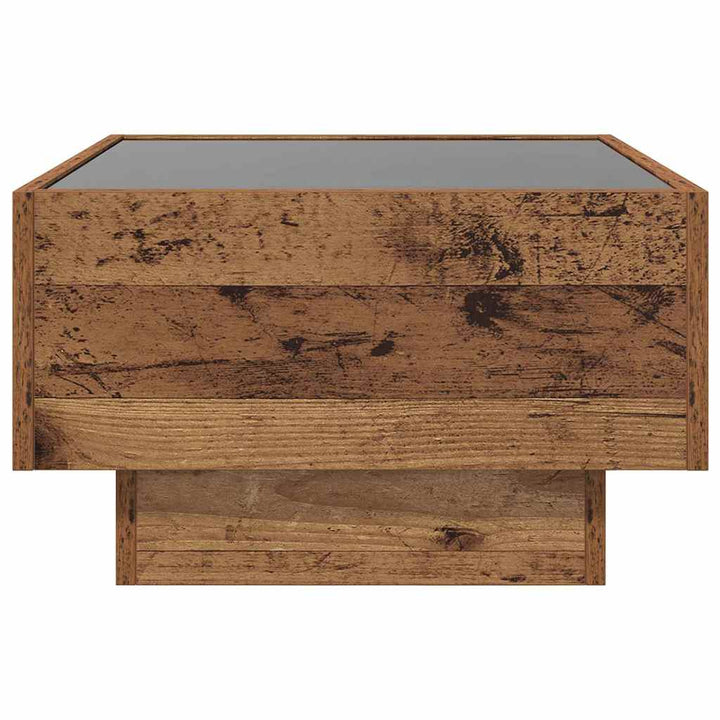 Sofabord Gammelt træ 50 x 50 x 30 cm Konstrueret træ