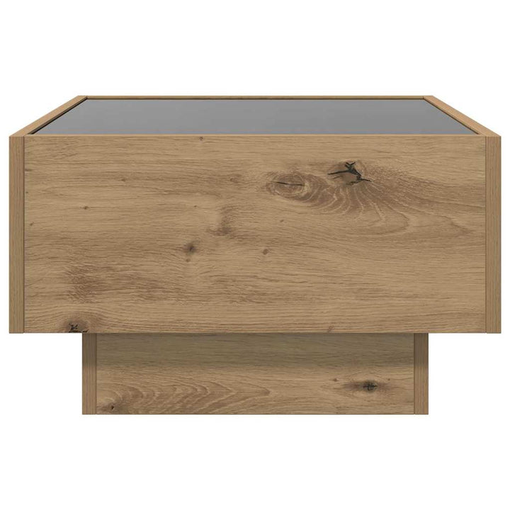 Sofabord artisan eg 50 x 50 x 30 cm Konstrueret træ