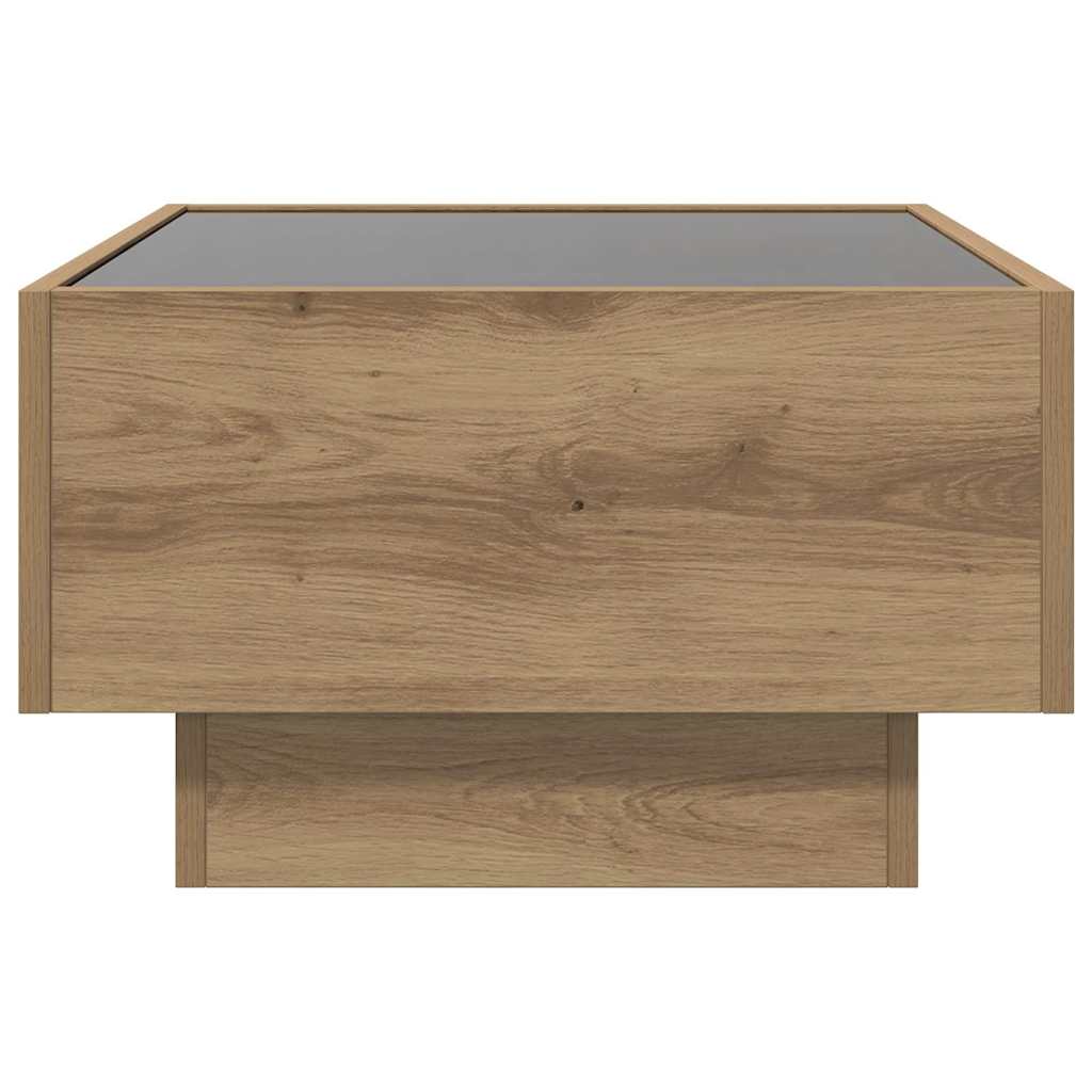 Sofabord artisan eg 50 x 50 x 30 cm Konstrueret træ