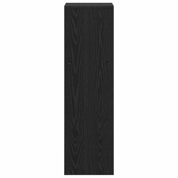 Rumdivider boghylde Sort eg 99 x 29 x 99 cm Konstrueret træ