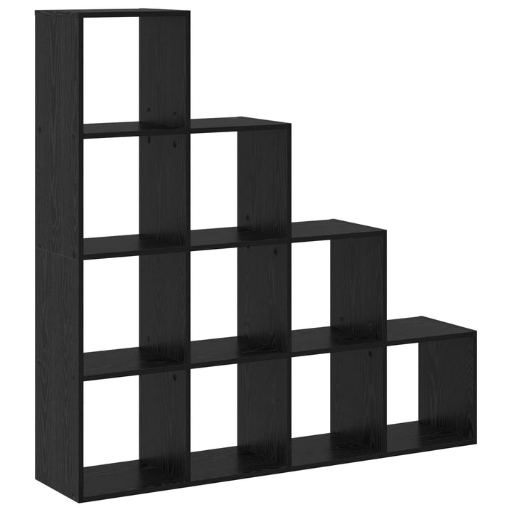 Rumdivider boghylde Sort eg 131,5 x 29 x 131,5 cm