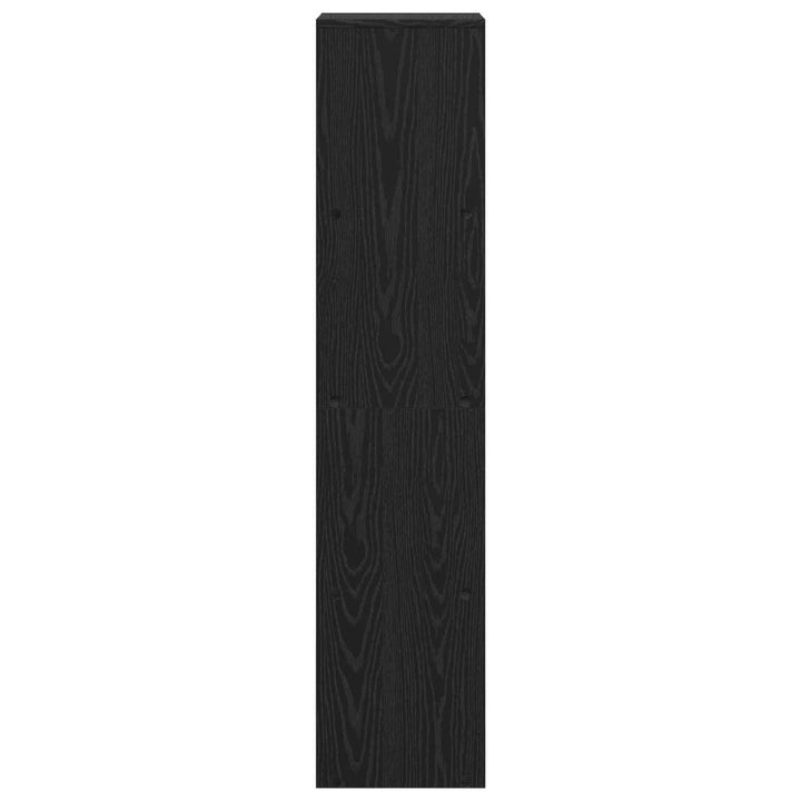 Rumdivider boghylde Sort eg 131,5 x 29 x 131,5 cm