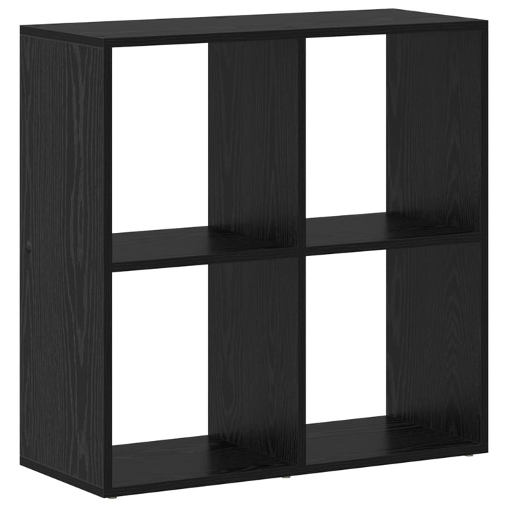 Bogskab Sort eg 69,5 x 29 x 69,5 cm Konstrueret træ