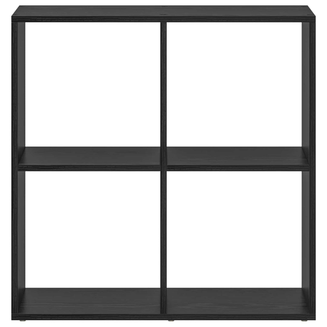 Bogskab Sort eg 69,5 x 29 x 69,5 cm Konstrueret træ