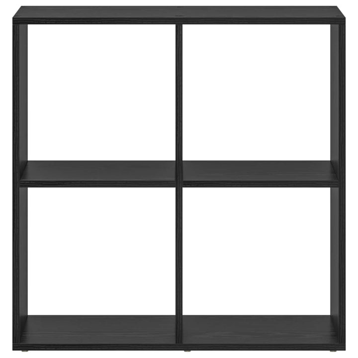 Bogskab Sort eg 69,5 x 29 x 69,5 cm Konstrueret træ