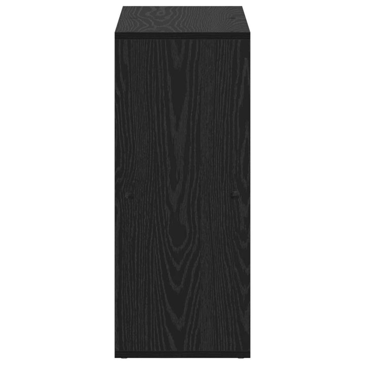 Bogskab Sort eg 69,5 x 29 x 69,5 cm Konstrueret træ