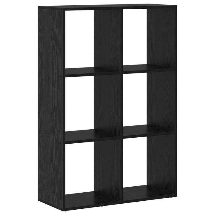 Bogskab Sort eg 69,5 x 29 x 103,5 cm Konstrueret træ