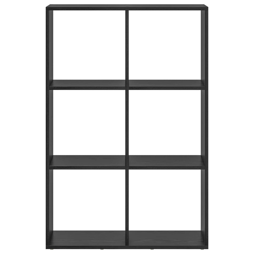 Bogskab Sort eg 69,5 x 29 x 103,5 cm Konstrueret træ