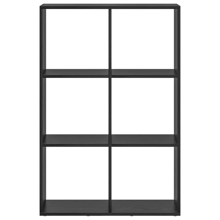 Bogskab Sort eg 69,5 x 29 x 103,5 cm Konstrueret træ