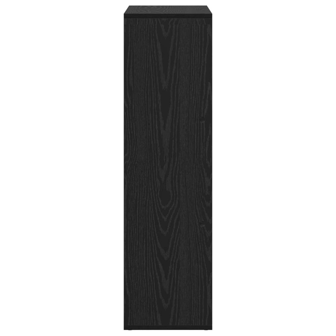 Bogskab Sort eg 69,5 x 29 x 103,5 cm Konstrueret træ