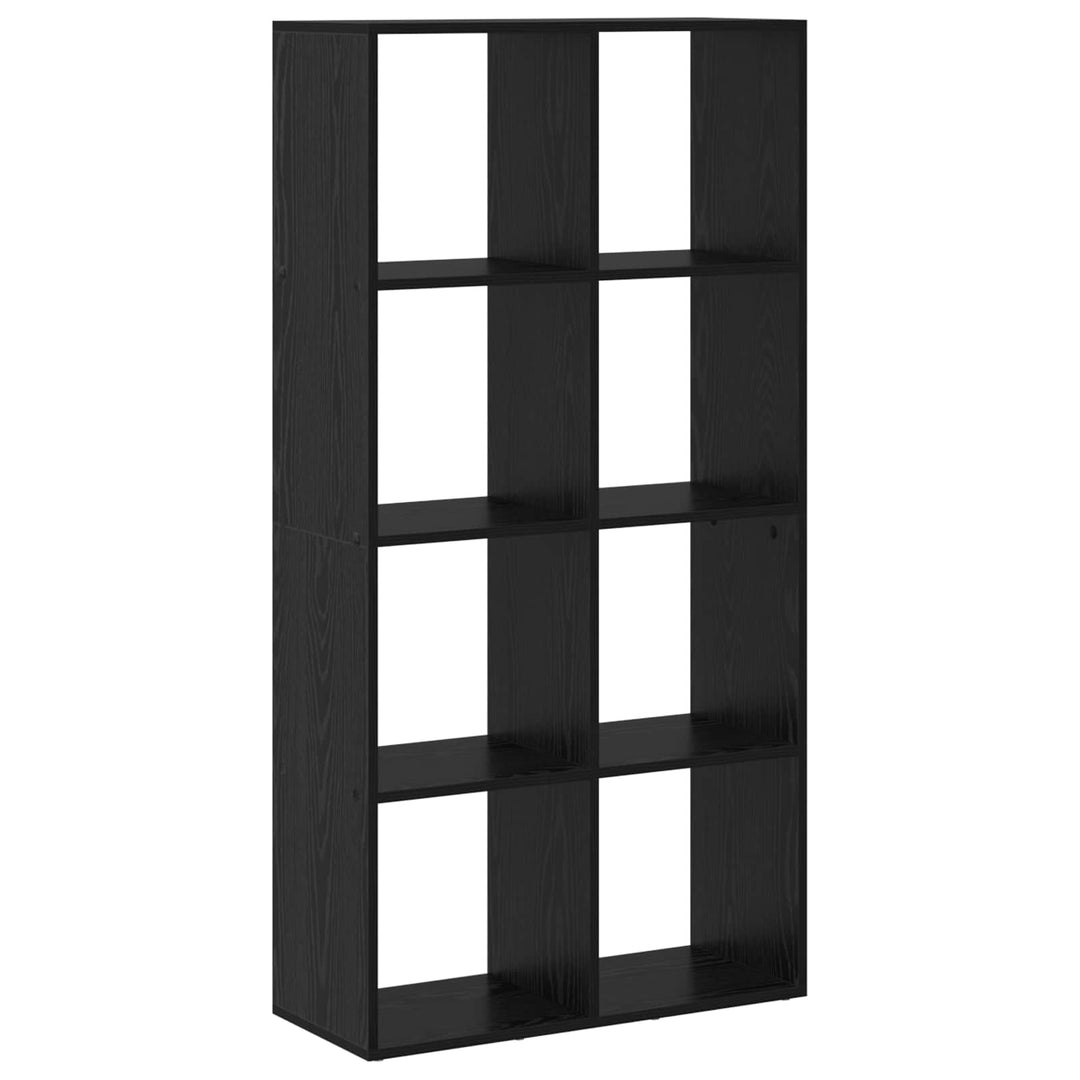 Bogskab Sort eg 69,5 x 29 x 137,5 cm Konstrueret træ