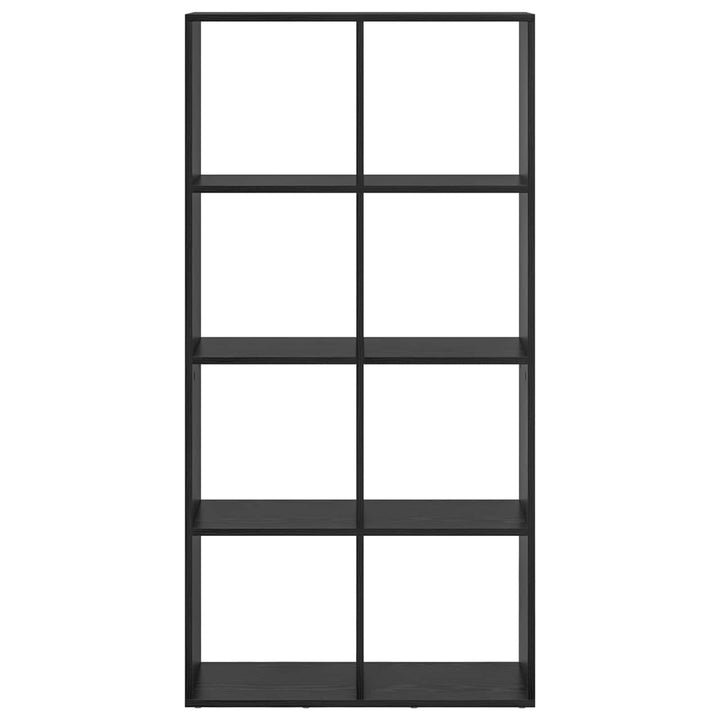 Bogskab Sort eg 69,5 x 29 x 137,5 cm Konstrueret træ