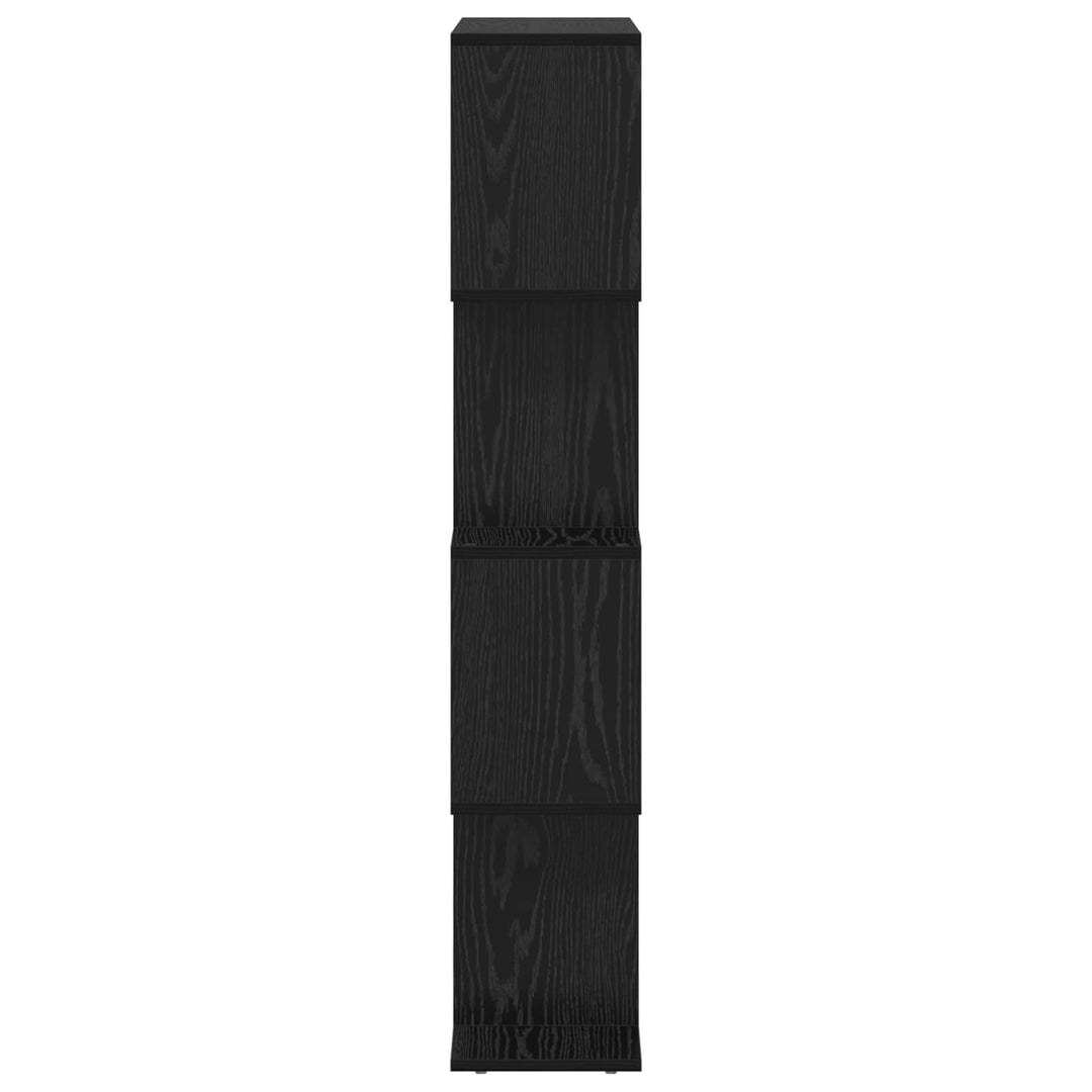 Bogskab Sort eg 70 x 24 x 129 cm Konstrueret træ