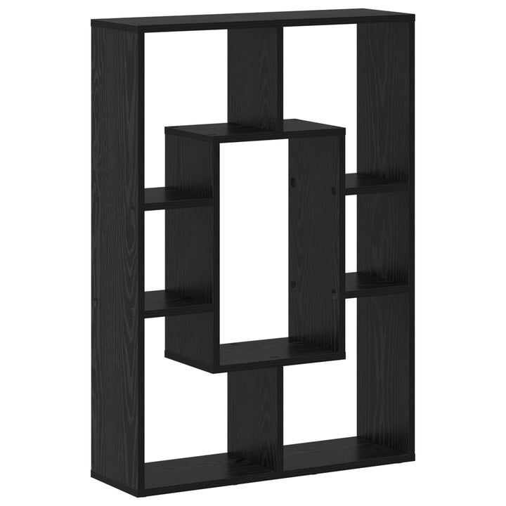 Bogskab Sort eg 63 x 20 x 90 cm Konstrueret træ