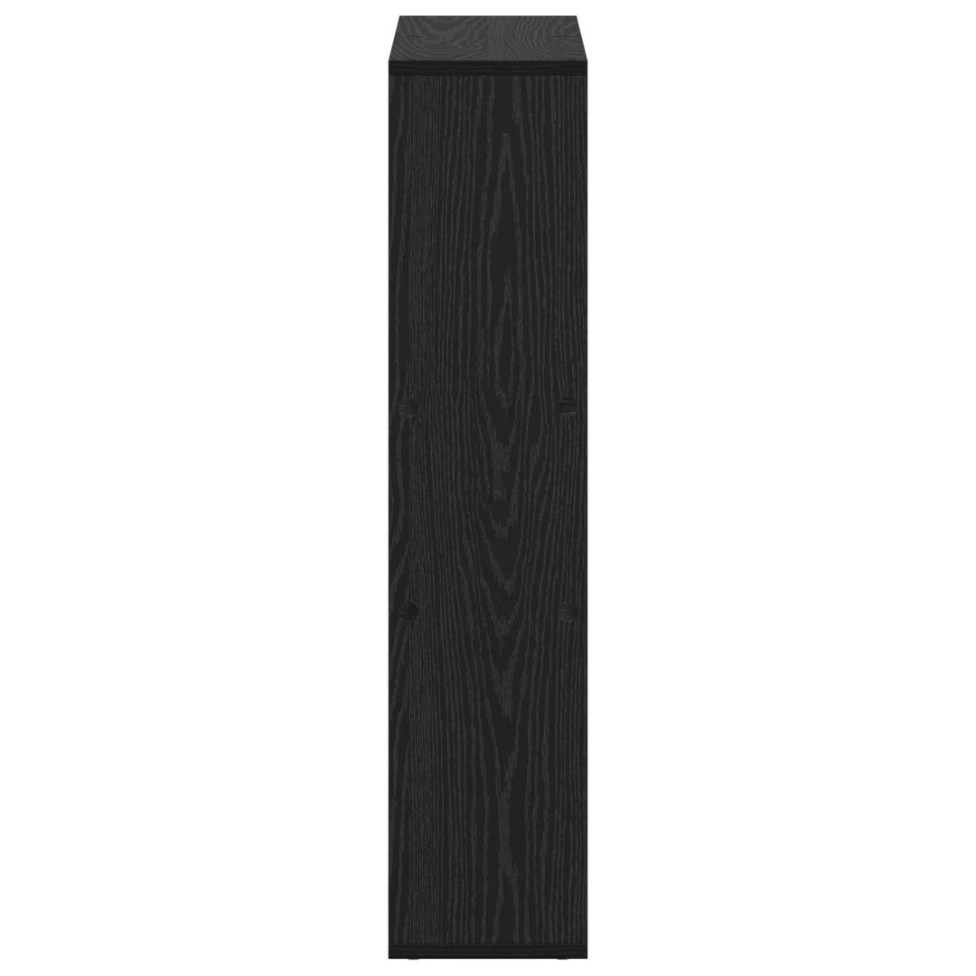 Bogskab Sort eg 63 x 20 x 90 cm Konstrueret træ