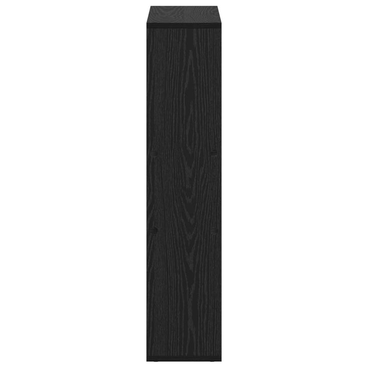 Bogskab Sort eg 63 x 20 x 90 cm Konstrueret træ
