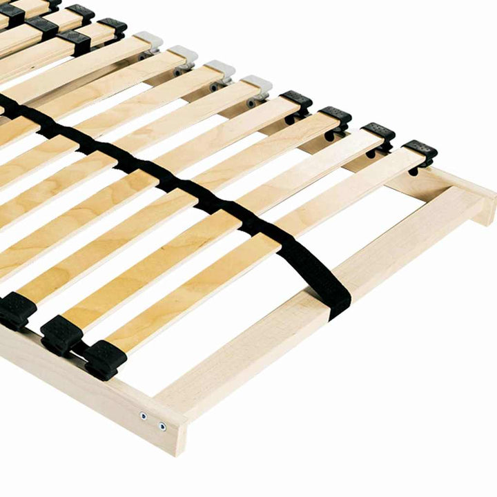 Lamelbund Brun 90 x 190 cm Solid bøg