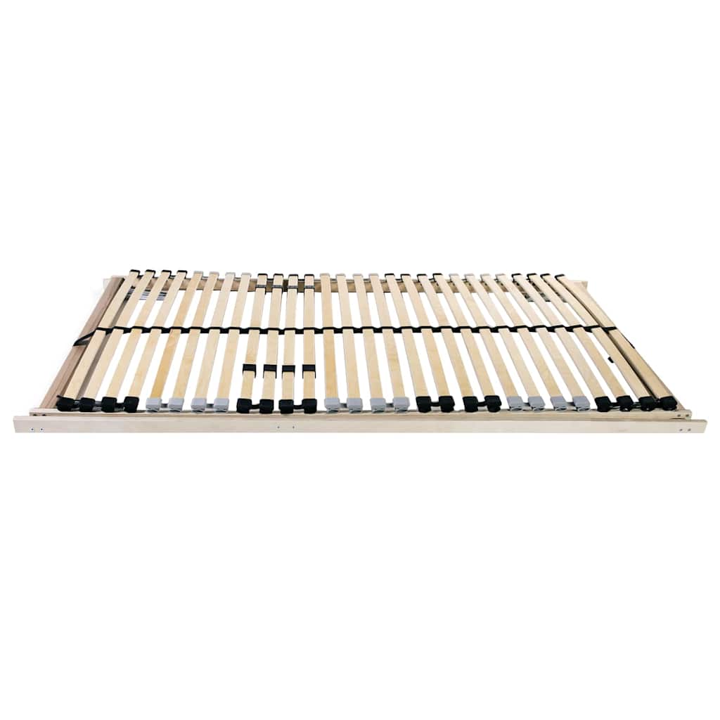 Lamelbund Brun 90 x 190 cm Solid bøg