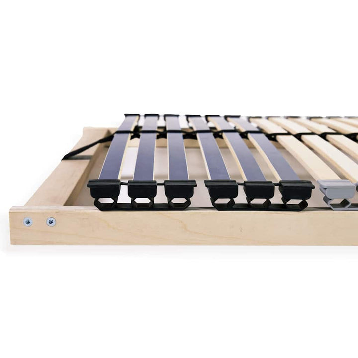 Lamelbund Brun 140 x 190 cm Solid bøg