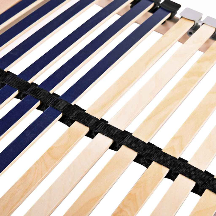 Lamelbund Brun 90 x 190 cm Solid bøg