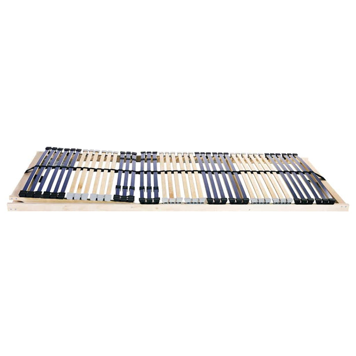 Lamelbund Brun 90 x 190 cm Solid bøg