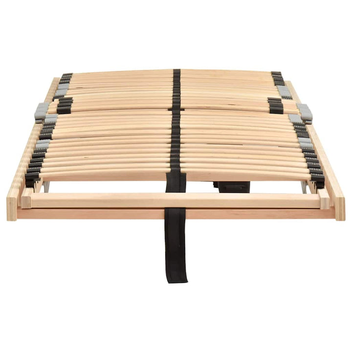 Lamelbund Brun 80 x 190 cm Solid bøg