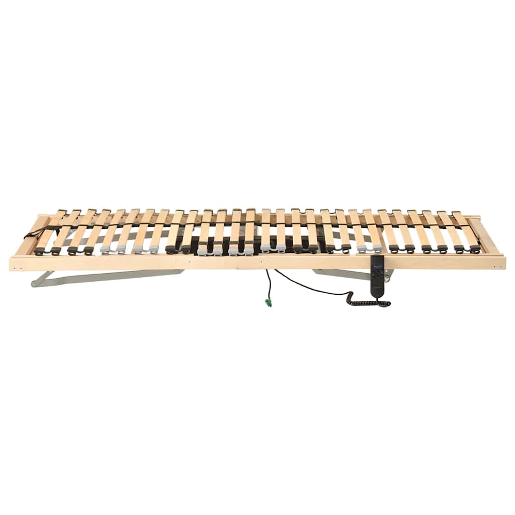 Lamelbund Brun 80 x 190 cm Solid bøg