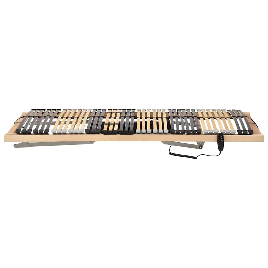 Lamelbund Brun 70 x 190 cm Solid bøg