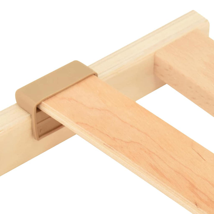 Lamelbund Brun 70 x 190 cm Solid bøg
