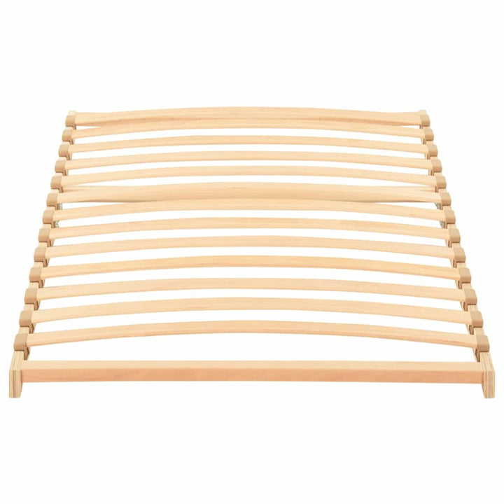 Lamelbund Brun 80 x 190 cm Solid bøg