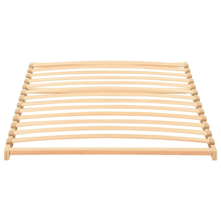 Lamelbund Brun 90 x 190 cm Solid bøg