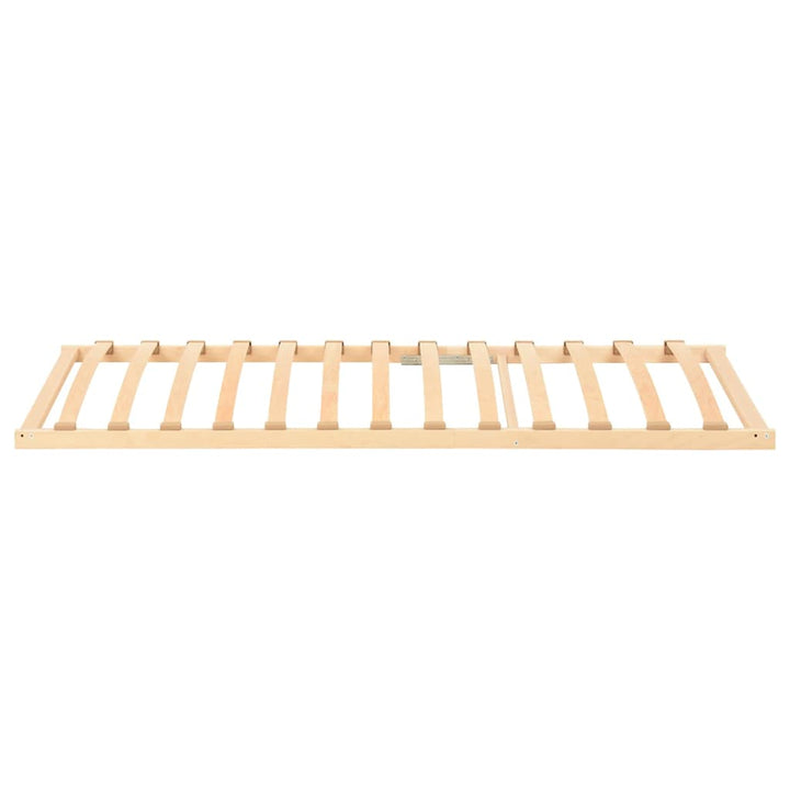 Lamelbund Brun 100 x 190 cm Solid bøg
