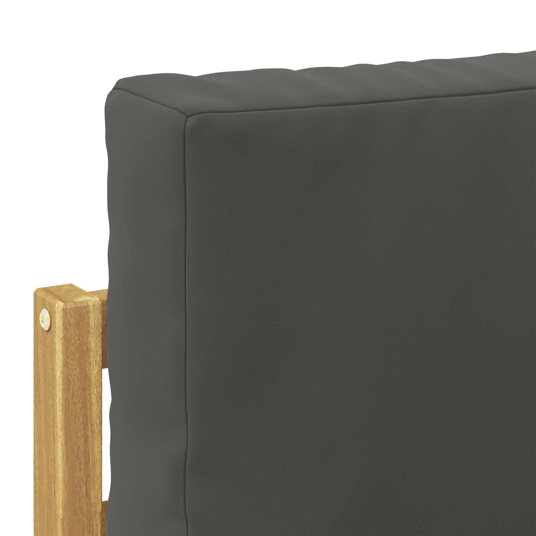 Udendørs sofagruppe 3 stk. Hvid og antracit Polyester