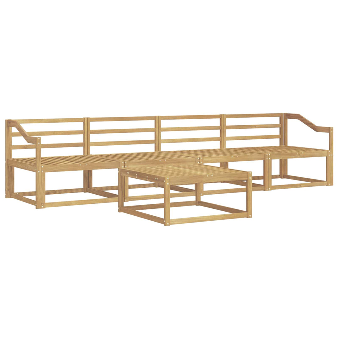 Udendørs sofagruppe 5 pcs Hvid 79 x 79 x 37 cm