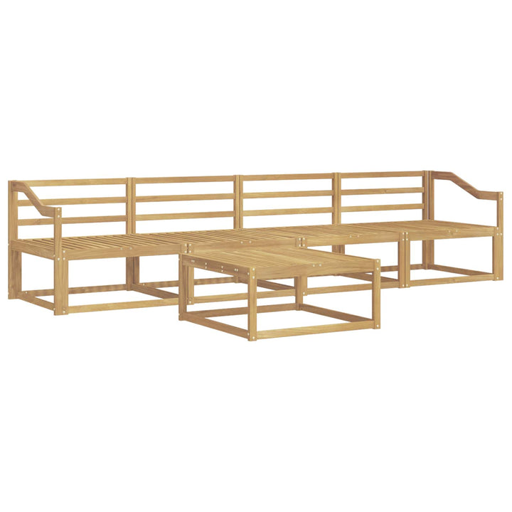 Udendørs sofagruppe 5 pcs Hvid 79 x 79 x 37 cm