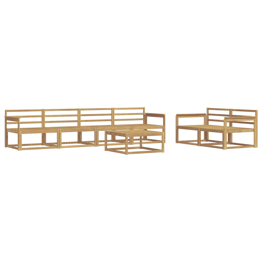 Udendørs sofagruppe 7 pcs Hvid