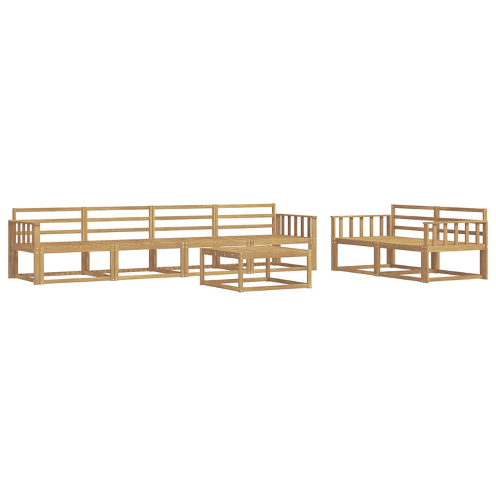 Udendørs sofagruppe 7 pcs Hvid