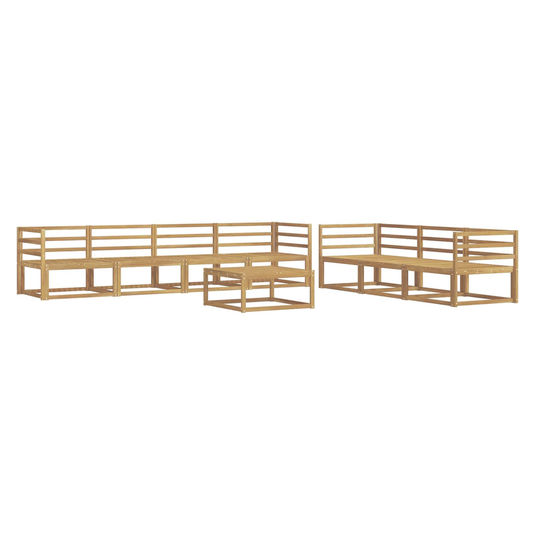 Udendørs sofagruppe 8 pcs Hvid