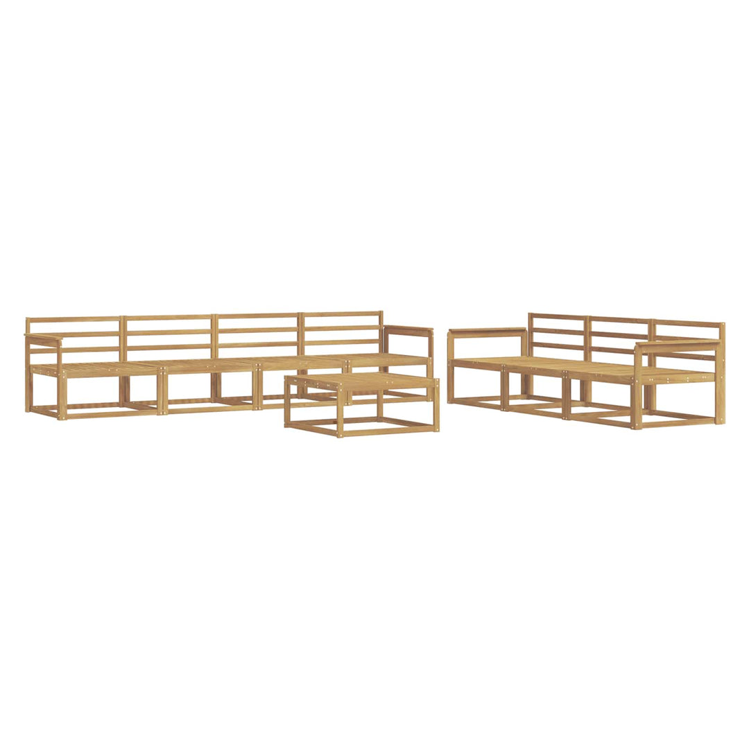 Udendørs sofagruppe 8 pcs Hvid