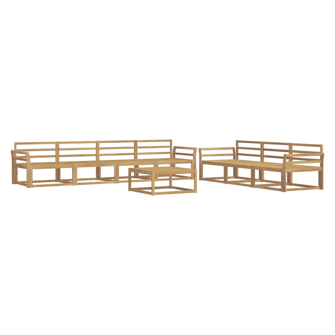 Udendørs sofagruppe 8 pcs Hvid