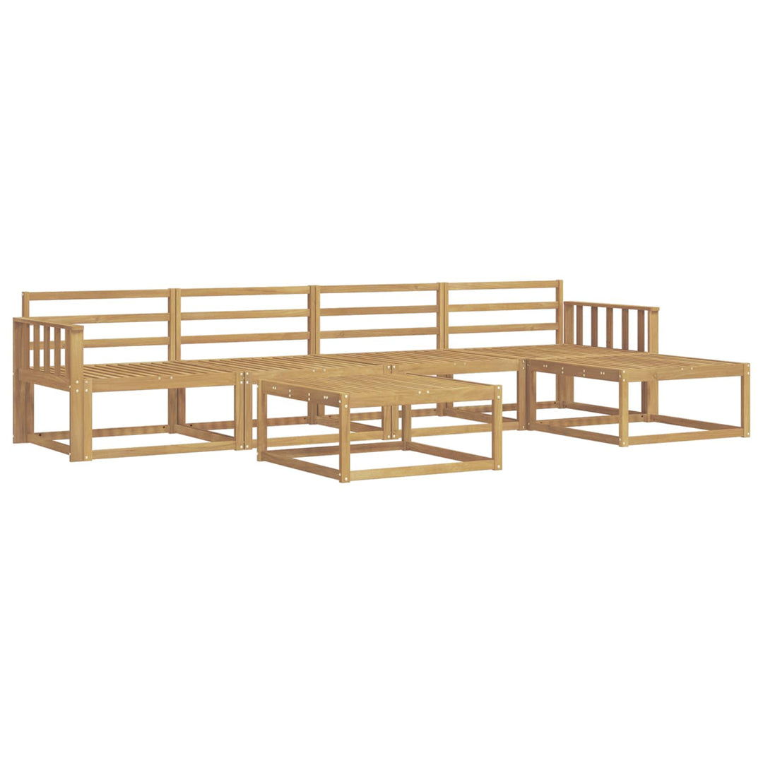 Udendørs sofagruppe 6 pcs Hvid 79 x 79 x 37 cm