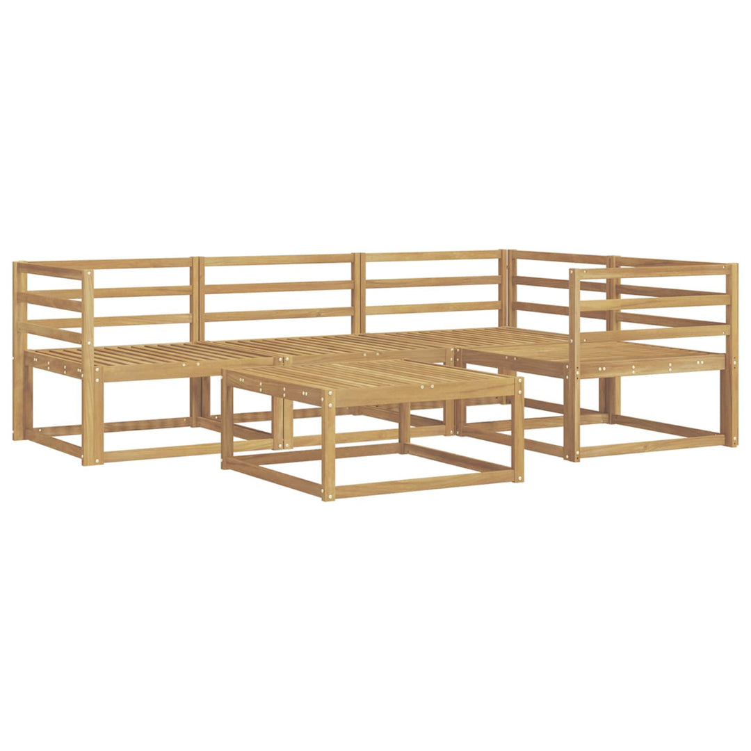 Udendørs sofagruppe 5 pcs Hvid 79 x 79 x 37 cm