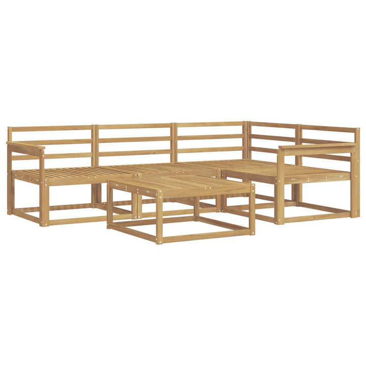 Udendørs sofagruppe 5 pcs Hvid 79 x 79 x 37 cm