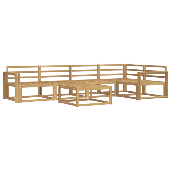 Udendørs sofagruppe 6 pcs Hvid 79 x 79 x 37 cm