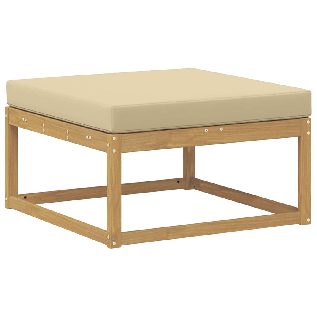 Udendørs sofagruppe 6 stk. Hvid og Beige