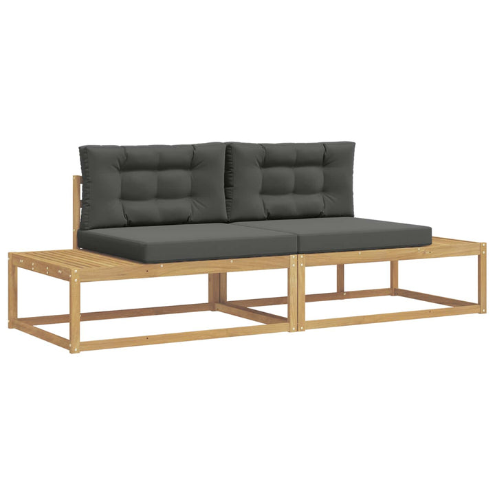 Udendørs sofagruppe Polyester Hvid