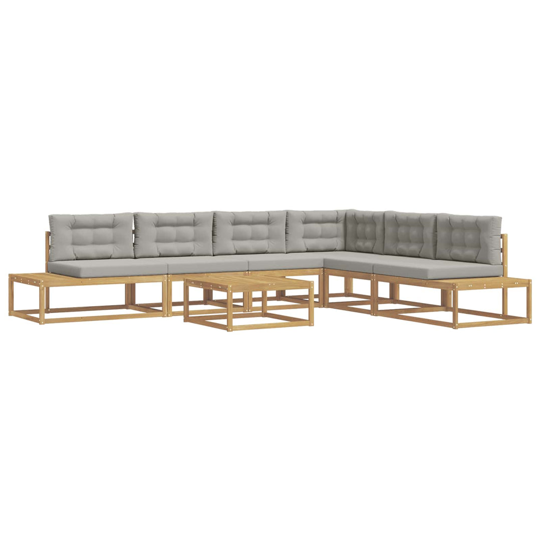 Udendørs sofagruppe med pude Hvid 79 x 79 x 37 cm Polyester