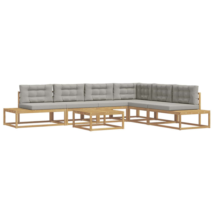 Udendørs sofagruppe med pude Hvid 79 x 79 x 37 cm Polyester